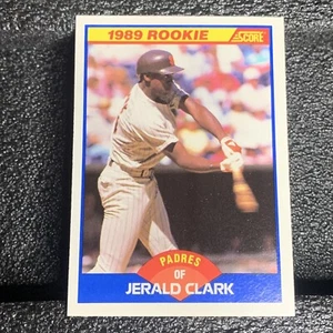 1989 Score Baseball Card #644 Jerald Clark San Diego Padres Rookie - Picture 1 of 6