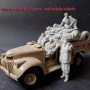 Sin montar sin pintar 1/35 resina norte de África LRDG Crew set 5364 kit - Imagen 1 de 2