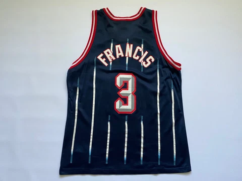 NBA HOUSTON ROCKETS BASKETBALL SHIRT JERSEY CHAMPION #3 STEVE FRANCIS Cover