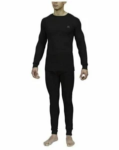 Realtree Herren Thermo Langarm Set - 100% Baumwolle - XL - Schwarz - Bild 1 von 9
