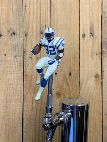 Indianapolis Colts TAP HANDLE For Beer Keg NFL Football Edgerrin James Kegerator Cover