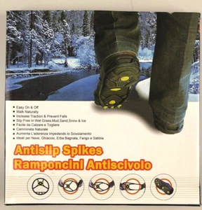 Second Chance Rutschfeste Sohlen Schuhspikes Spikes Gr. L bei Glatteis K14 - Bild 1 von 2