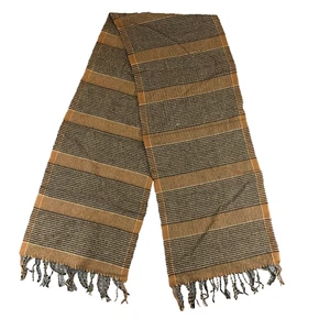 Unbranded 100% Cashmere Plaid Scarf 64in w/Fringe Made in Scotland - Picture 1 of 5