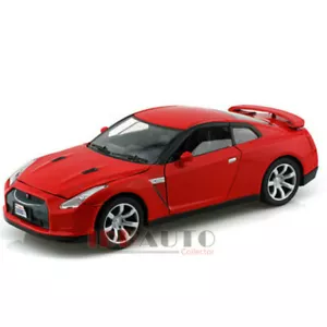 MOTORMAX NISSAN SKYLINE GT-R GTR R35 1/24 DIECAST RED 73384 - Picture 1 of 6