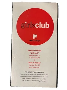 Girls Club Review Screener VHS Cassette Tape Fox Mondays Brand New Sealed 2002 - Picture 1 of 4