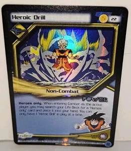 Heroic Drill 22 Ccg TCG Buu Saga Broly Subset Score Dragon Ball Z Dbz Limited - Picture 1 of 6
