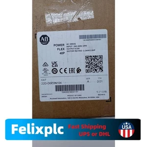 Allen Bradley AB 22D-D6P0N104 PowerFlex 40 2.2kW 3Hp AC Drive Sealed US Free Tax - Picture 1 of 6