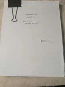 Die Fantastischen Vier Film Drehbuch Michael Frances überarbeiteter Entwurf 1996 Marvel - Bild 1 von 7