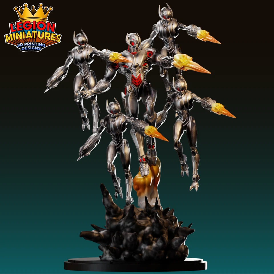 Kit de modelo de estatua de escultura de resina Ultrón ¡a opciones de tamaño! Sin pintar/sin montar Foto 1 de 2