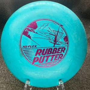 Lightning Discs Hi-Flex Rubber Putter Vintage Disc - Blue - Picture 1 of 3