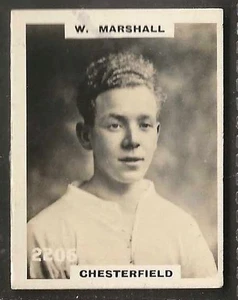 PINNACE FOOTBALL-PINNACE BACK-#2206- CHESTERFIELD - W. MARSHALL - Picture 1 of 2