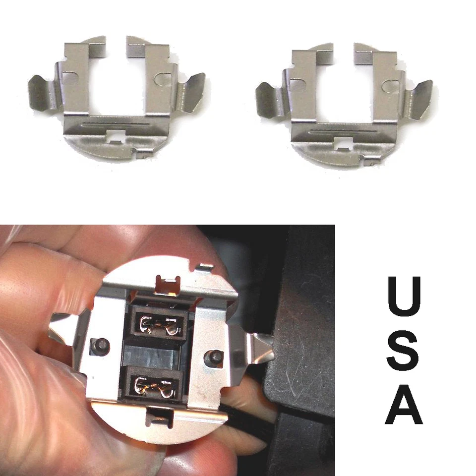 H7 HID Xenon Base Adapter Bulb Retainer Holder Clip for Audi A6 BMW 5 Series X5 - Image 1 of 1