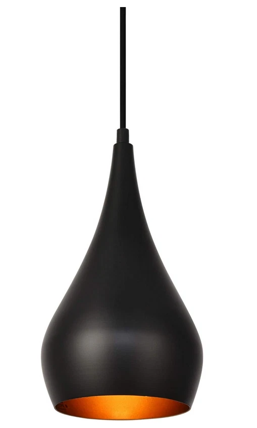 Living District LDPD2001 Nora 1 Light 6" Black Pendant Ceiling Light Incomplete - Image 1 of 4