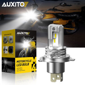 AUXITO H4 9003 HB2 Motorcycle LED Headlight Bulb High Low Beam 6500K White M4