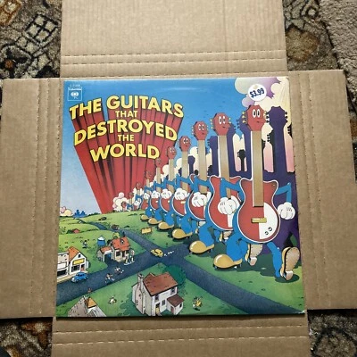 THE GUITARS THAT DESTROYED THE WORLD '73 Columbia Santana Derringer Sealed LP - Image 1 of 2