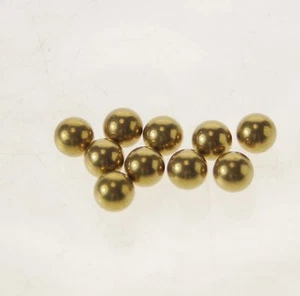 10 PIEZAS bola de cobre sólido material de latón 8 mm de diámetro H62 - Imagen 1 de 4
