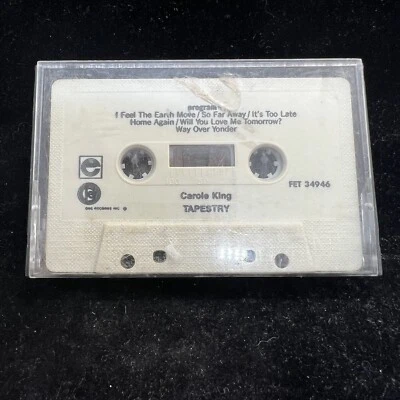 LOT CASSETTE TAPE RARE 70s FOLK ROCK CAROLE KING TAPESTRY 1971 - Image 1 of 4