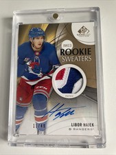 2019-20 SP Game Used Inked Rookie Sweaters LIBOR HAJEK Patch Auto Limited /49