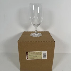 Juego de 4 vasos de agua de cristal Longaberger de 7” NUEVO EN CAJA 90816 vajilla - Imagen 1 de 9