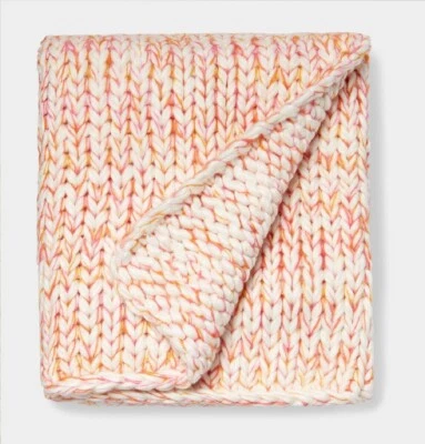 UGG Eloise Wood Rose Orange Pink Off White Chunky Knit - Brand NEW $228 Retail - Image 1 of 3