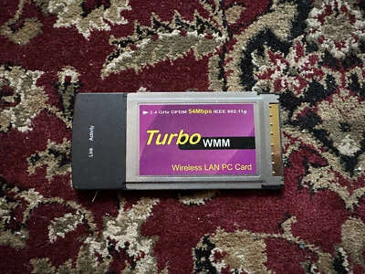 Turbo WMM PC Card PCMCIA 2.4GHz Wireless LAN Card - Image 1 of 2