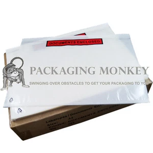 2000 x A4 Printed Document Enclosed Wallets Envelopes C4 - Picture 1 of 4