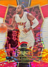 2016-17 Panini Select Wayne Ellington Tri Color Prizm #189 Miami Heat