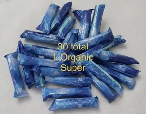 L. Organic Cotton Tampons - Super - Lot of 30 no Container - Picture 1 of 1