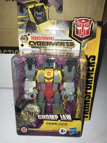 Transformers Grimlock Cyberverse  Scout class New Minty Cover