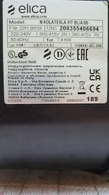  Induzione Destro  Induzione Elica modello NIKOLATESLA FIT BL A 60  75.08014.010 - Immagine 1 di 4