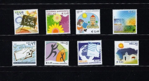 Greece 2198-2205 Education 2005 VF MNH Complete Set A5 BX1 Cover