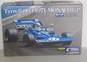EBBRO 1:20 Scale Tyrrell 003 - 1971 Monaco Grand Prix Formula 1 F1 Plastic Model - Foto 1 di 1