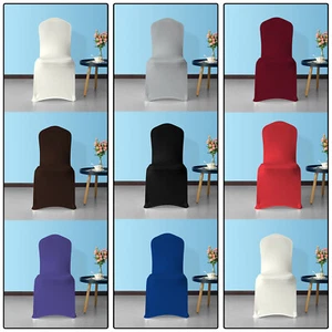 1-150x Stuhlhussen Esszimmer Spandex Schlupf Sitzbezug Hochzeit Party flach - Bild 1 von 84