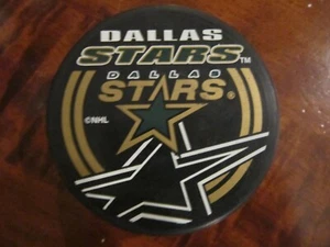DALLAS STARS Hockey Puck BIG Star LOGO inGlasCo NHL Licensed Product VINTAGE? - Picture 1 of 2