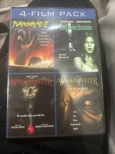 Pumpkinhead 2 / Leprechaun / Wishmaster 1 & 2 (DVD 2011, 3-Disc Set) Jen Aniston - Picture 1 of 2