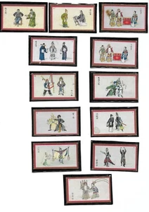 PINTURA A MANO MINIATURAS CHINAS VINTAGE CHINA F5536 - LEYENDAS, CULTURA - Imagen 1 de 1