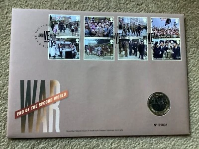 2020 End of the Second World War VE Day Anniversary £2 Coin Cover No 01831 - Image 1 of 2