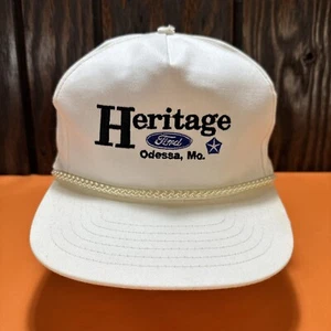 Gorra vintage Heritage Ford Chrysler gorra Snapback Odessa Missouri cuerda blanca años 90 - Imagen 1 de 15