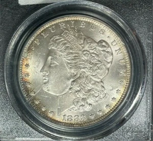 1883-O MORGAN SILVER DOLLAR ~ PCGS - MS 64 ~BEAUTIFUL COIN~ REF#2707 - Picture 1 of 4