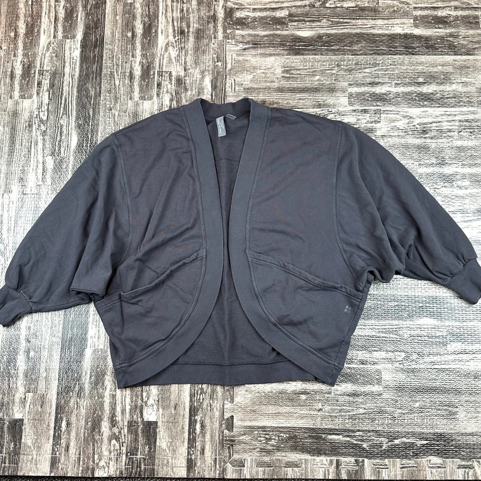 Cárdigan SWEATY BETTY Cora Sb8086 Gris Urbano Talla XS (0-2) 100% Algodón Orgánico Foto 1 de 4