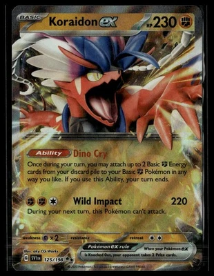 Prize Pack Series Cards #125/198 Koraidon ex - Image 1 of 2