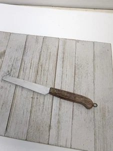 Cuchillo utilitario Karlsson Nilsson Eskilstuna Suecia hoja dentada de acero inoxidable de 5" - Imagen 1 de 12