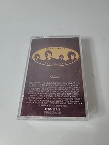 BEATLES Cassette Tape LOVE SONGS 80s Reissue Pop Rock Very Good Condition 1977 - Picture 1 of 4