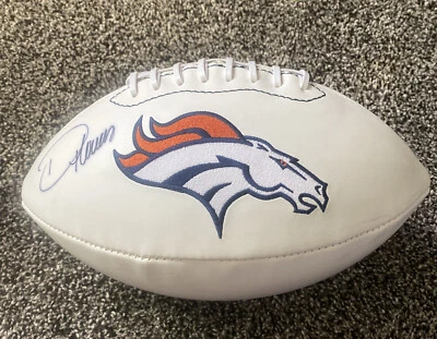 Demaryius Thomas Autographed Full Size Denver Broncos Logo Football JSA COA - Image 1 of 4