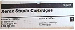 Cartucho de grapas genuino Xerox 8R2253 (caja de 5) (25.000 grapas) - Imagen 1 de 1