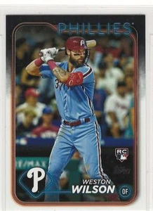 Weston Wilson RC 2024 Topps Series 2 base #658 (QTY available) Phillies - Picture 1 of 1