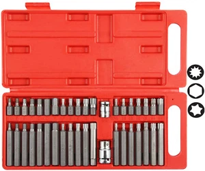 JUEGO DE PUNTAS 40 PIEZAS TORX, XZN SPLINE Y ALLEN HEXAGONAL ACERO CR-V 3257 - Imagen 1 de 8