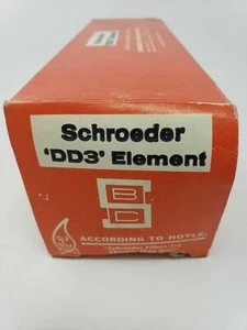 SCHROEDER HYDRAULIKFILTERPATRONE mit O-Ring DD3 DD-3 New Old Stock - Bild 1 von 6