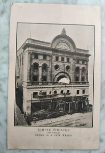 1909 Brochure Announcing Temple Theater Rochester NY Opening / Illustrated - Picture 1 of 3