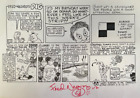 Signed Fred Negro's PIG Comic Strip ORIGINAL ART Australian Underground Cartoon
